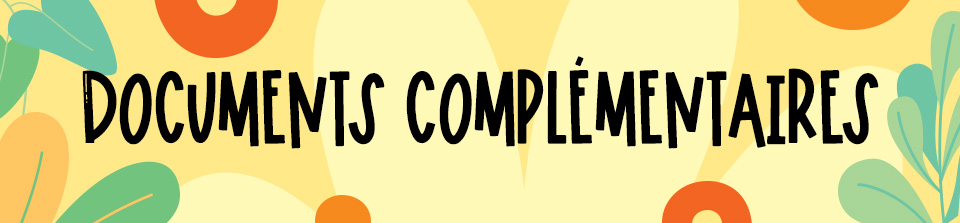 Documents complémentaires